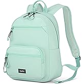 HanTrip Carry On Travel Backpack For Men Women, 13 Inch Small Mini Work Bag Personal Item Backpacks, Camping Back Pack Lightweight Hiking Daypack For Office Nurse Commuter (Cyan)