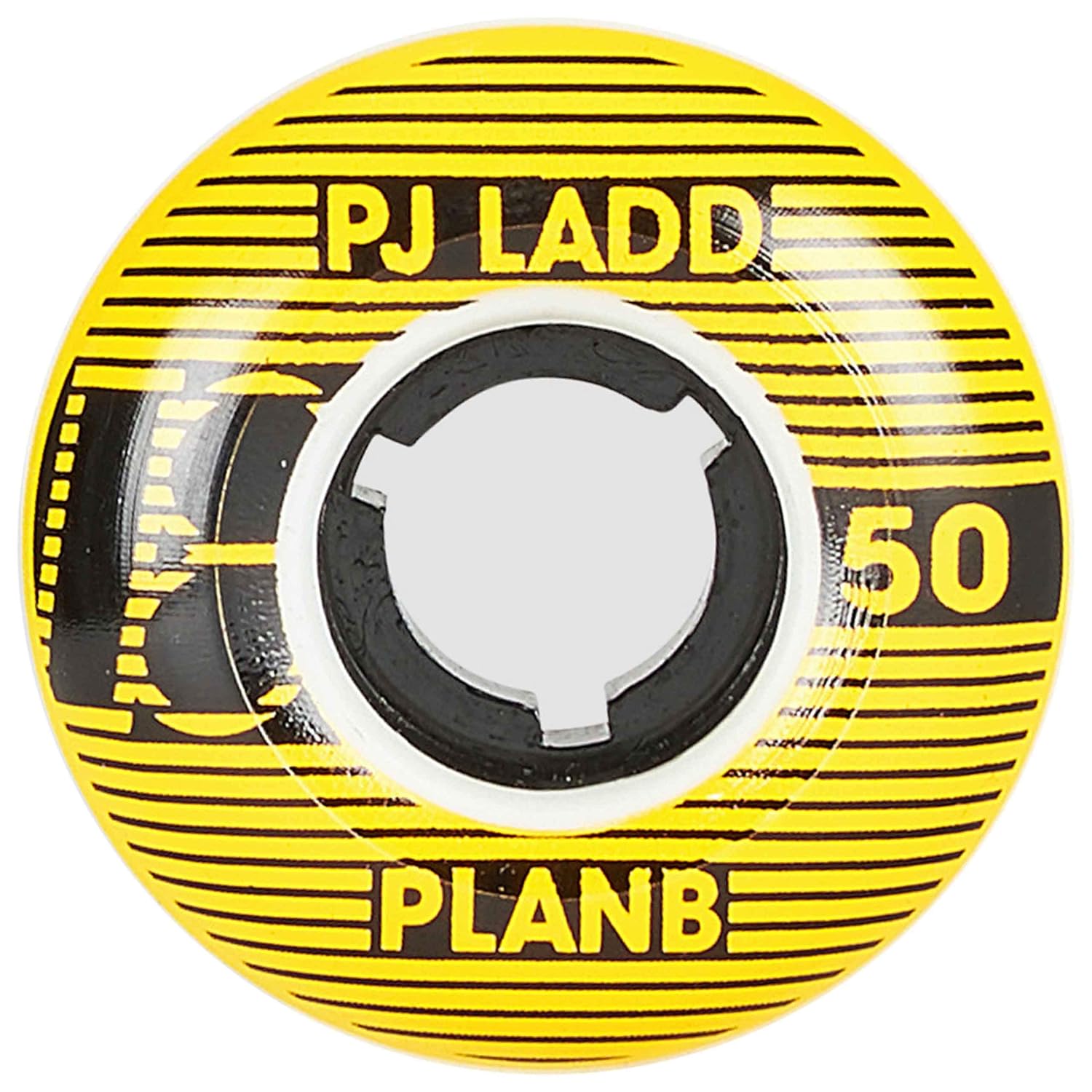 Plan B Pj Ladd Pro Eye Test Skateboard Wheels Pack Of 4 50mm