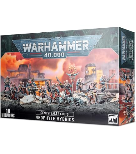 Acolyte Hybrids Genestealer Cults Set - Warhammer 40K Board Game Miniatures NIB (New In Box) 6 thumbnail image