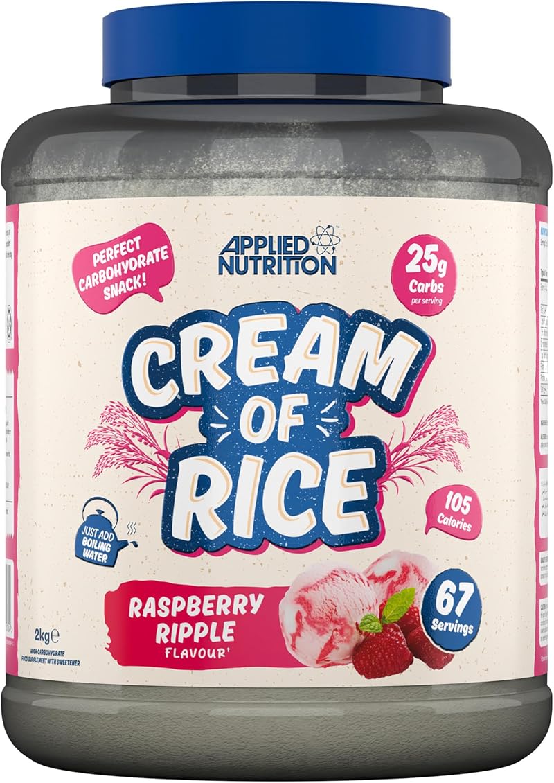 Applied Nutrition Cream of Rice Raspberry Ripple 2kg High Carbohydrate