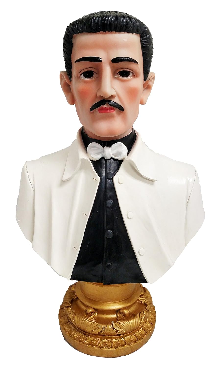 15.5" Statue Jesus Malverde Bust Sinaloa Figurine Mexico Estatua Figure