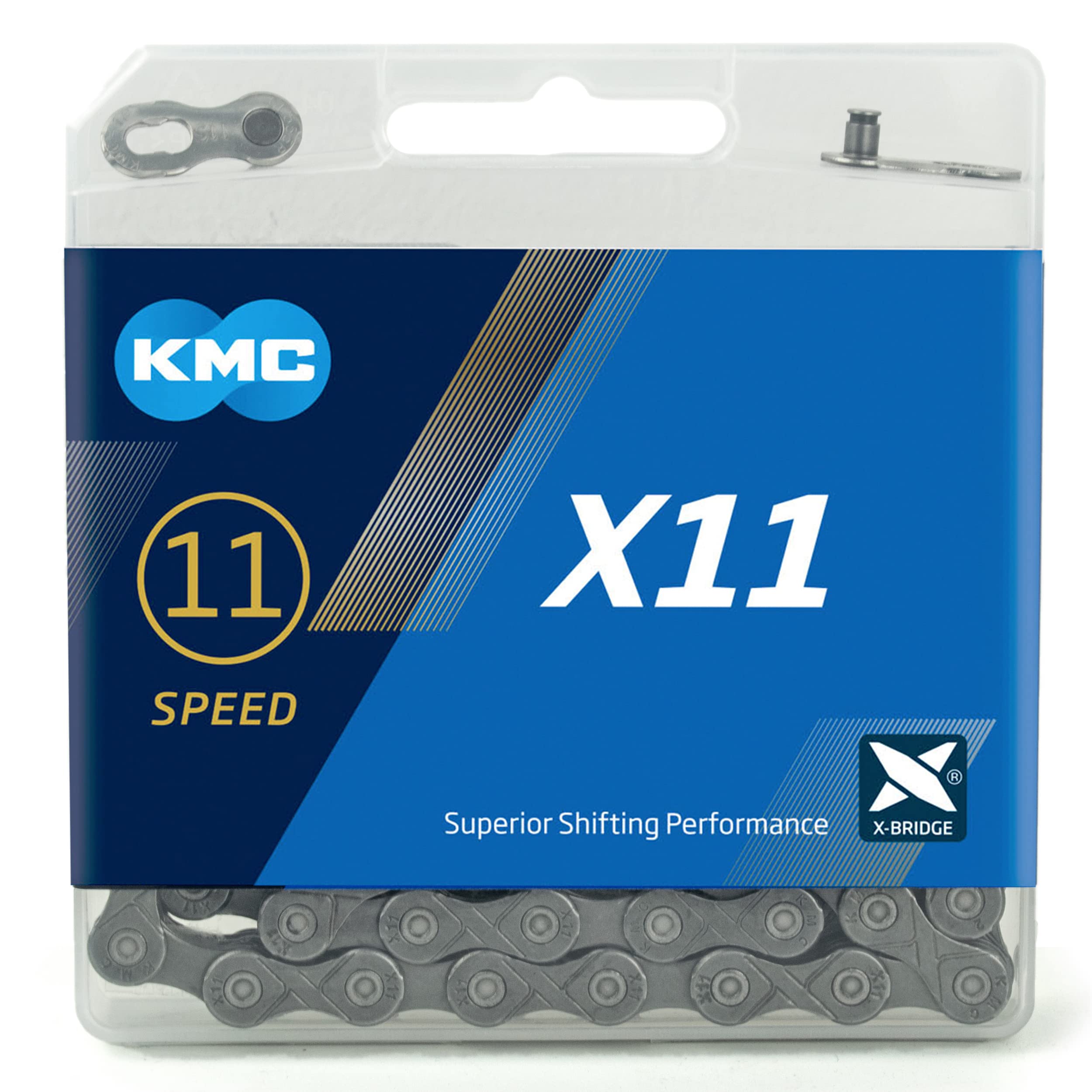 KMC X11 11 Speed Chain, Grey, 118 Link