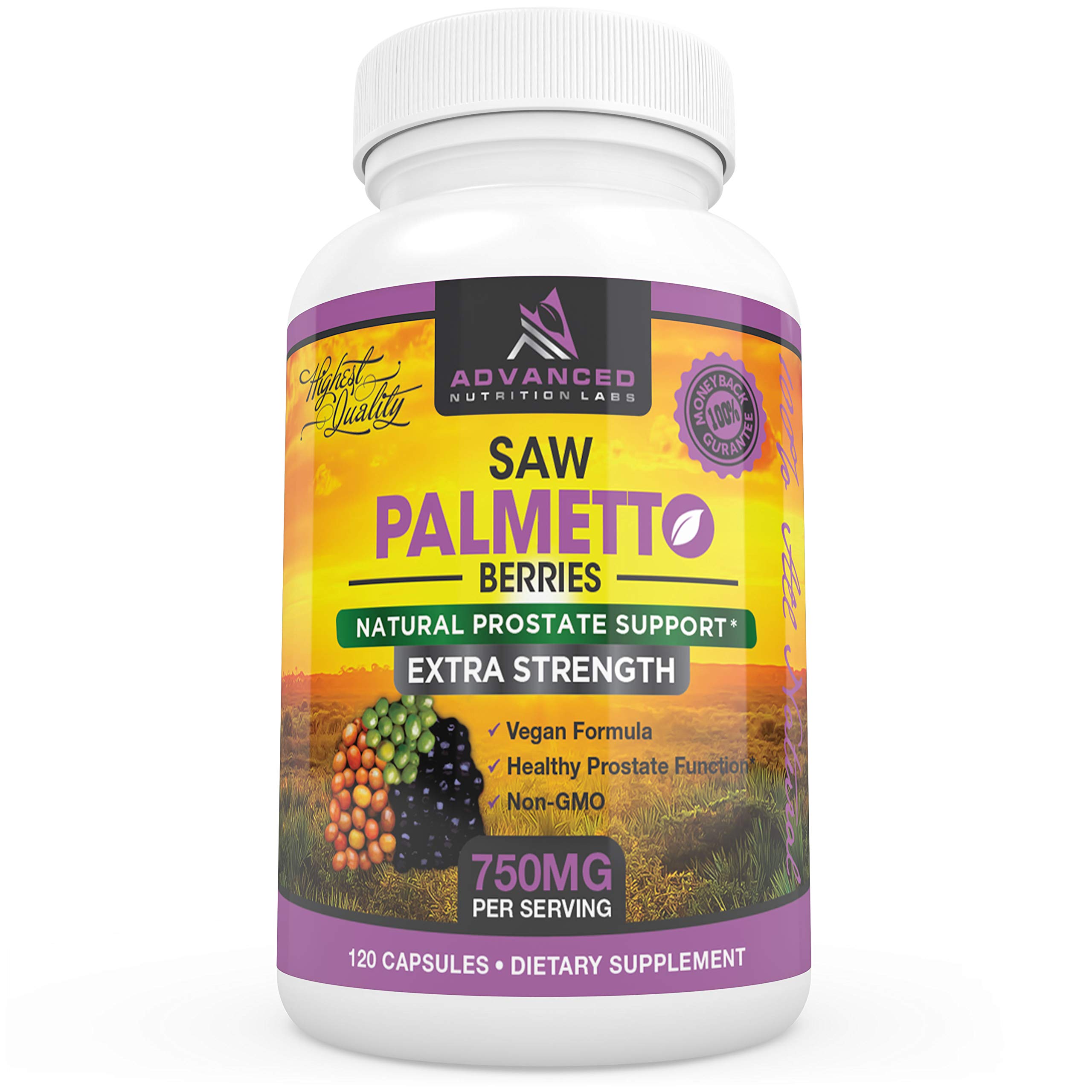 Saw Palmetto, 1500mg per Day, 120 Count (750mg Capsules) Buy Online in