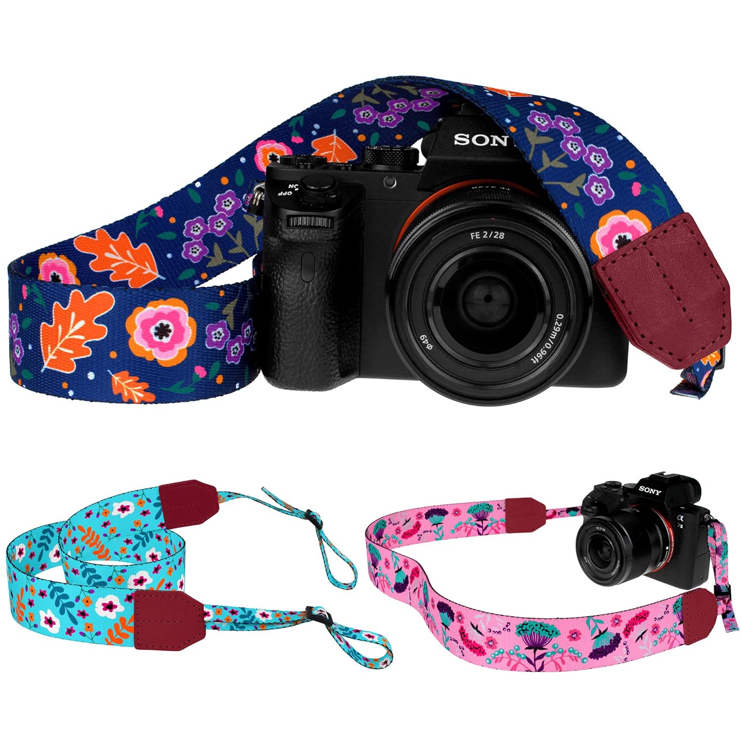 Pawia - Correa de Hombro para cámara réflex Digital de Canon ...