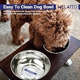 MELATTO 2Pack Stainless Steel Dog Bowls 1500ML Large Dishwasher Safe view 3