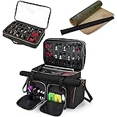 Trunab Tabletop RPG Adventurer's Bag Compatible with Dungeons and Dragons, DND Gaming Travel Bag with Foam Storage Vault, Dic
