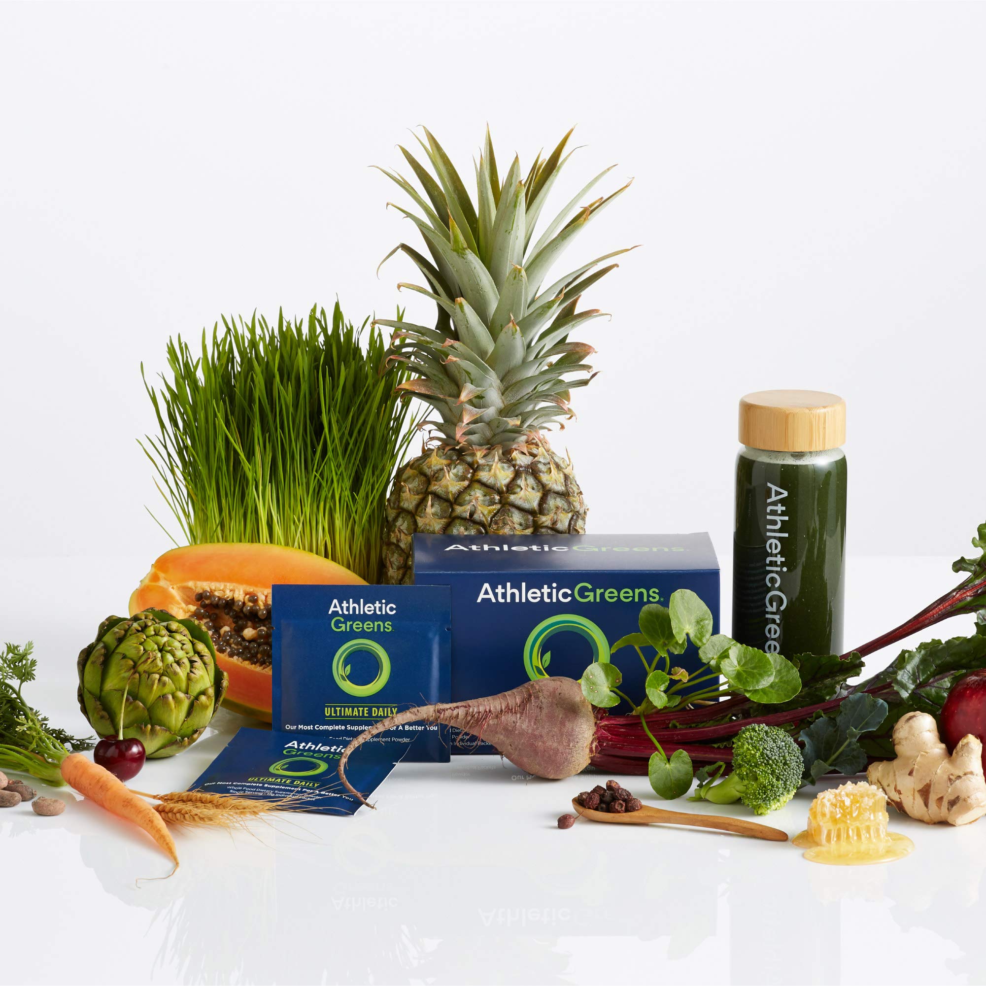 Athletic Greens Ultimate Daily, Whole Food Sourced All in One Greens