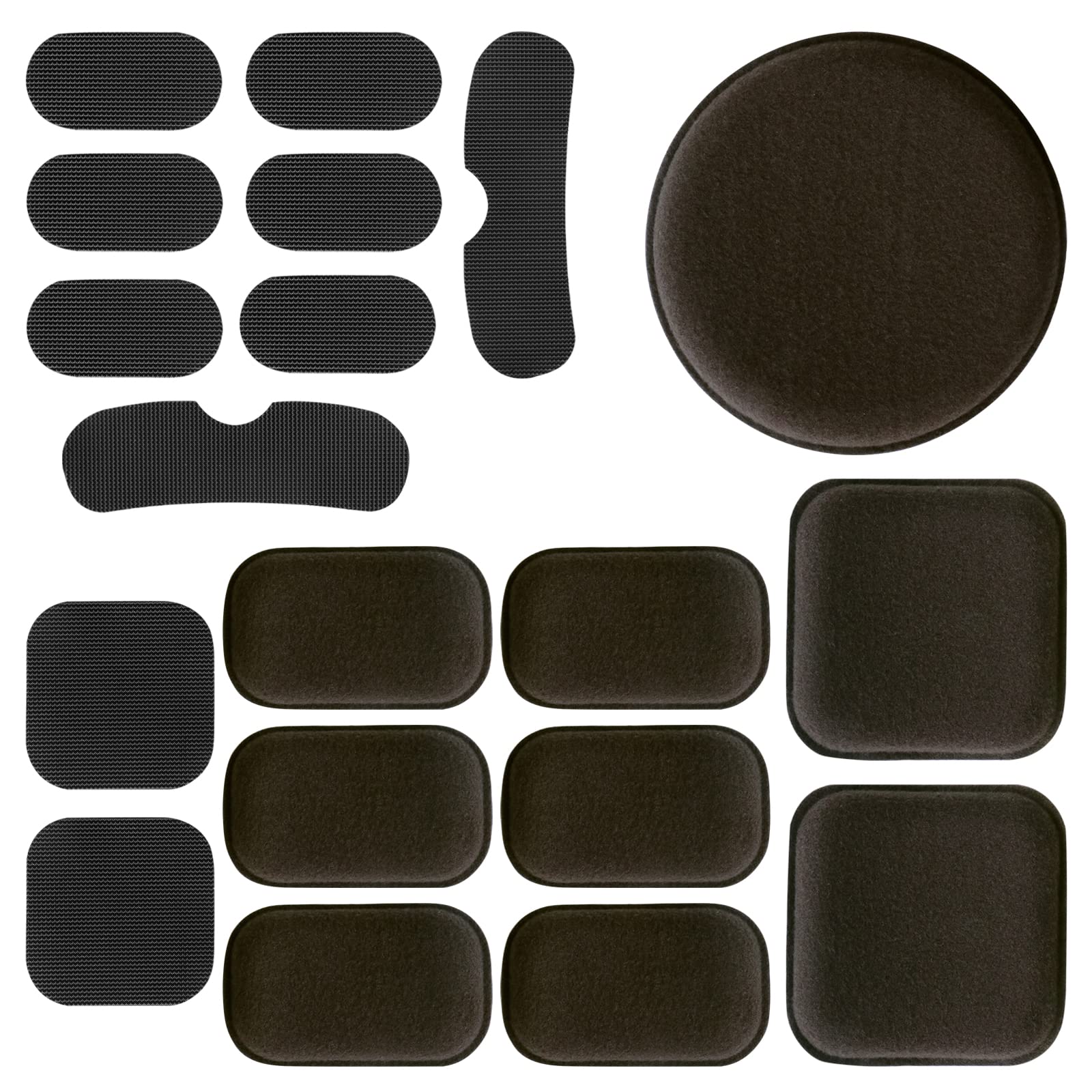 Yzpacc Universal Airsoft Helmet Pads, Tactical Helmet Replacement Foam Padding Kits Bicycle Accessories Mats for Fast Mich CS ACH FMA USMC PASGT