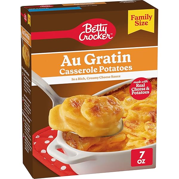 BETTY CROCKER AU GRATIN CASSEROLE POTATOES FAMILY SIZE, 7 OZ