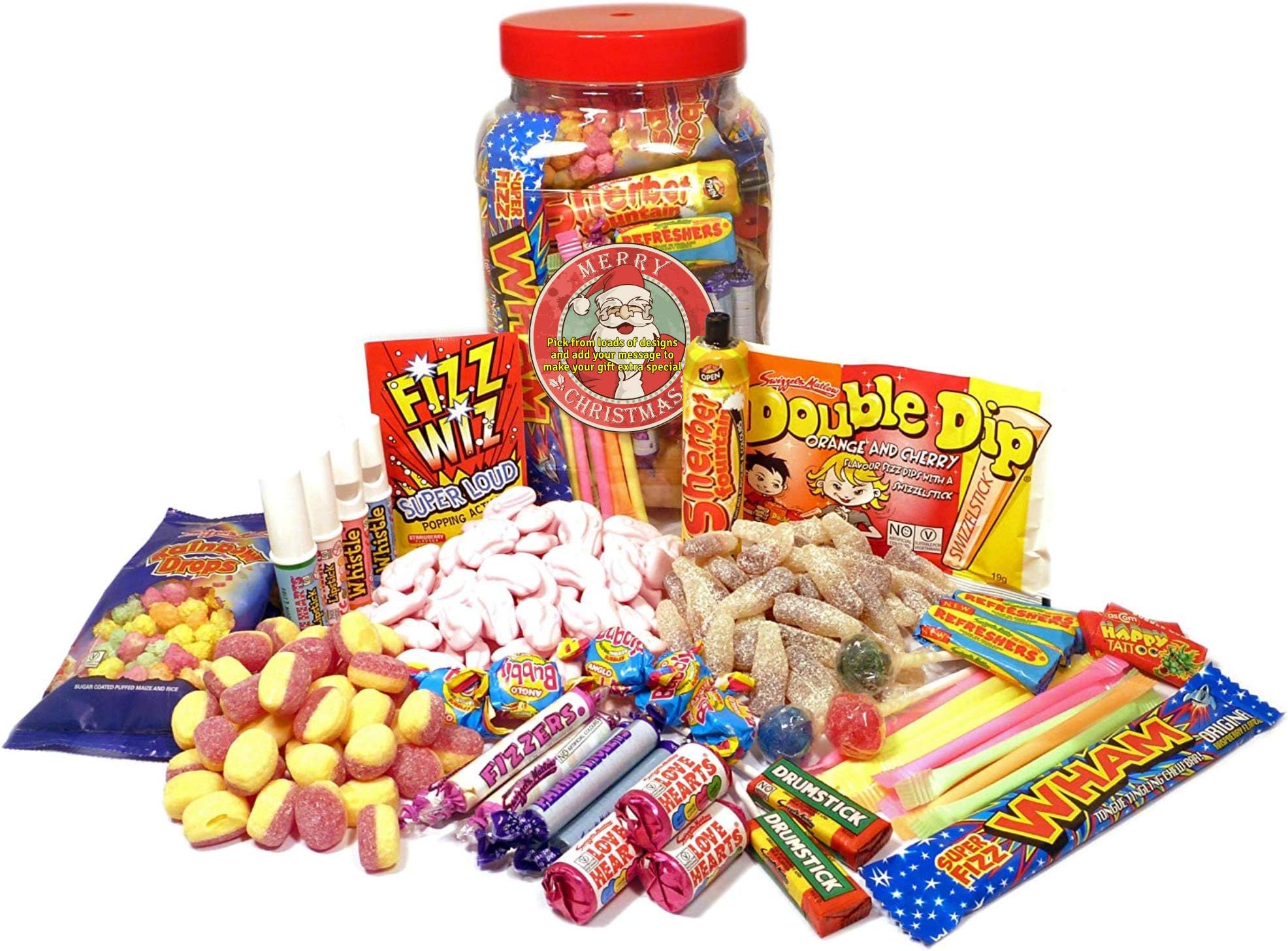 Personalised Sweet Shop Style Retro Selection Jar