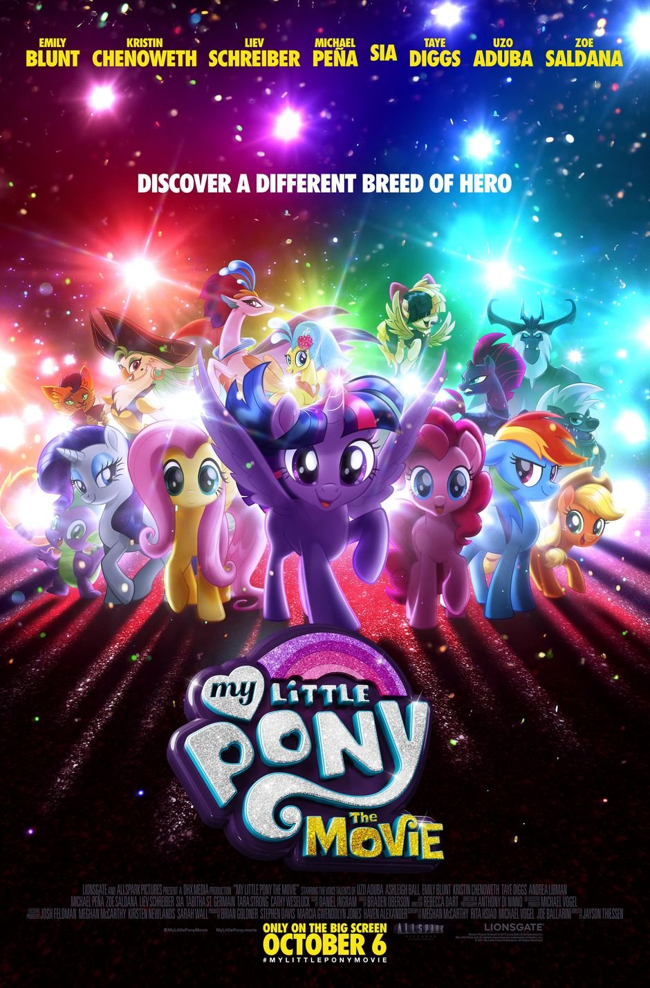 Kirbis My Little Pony The Movie Poster 18 x 28 Inches