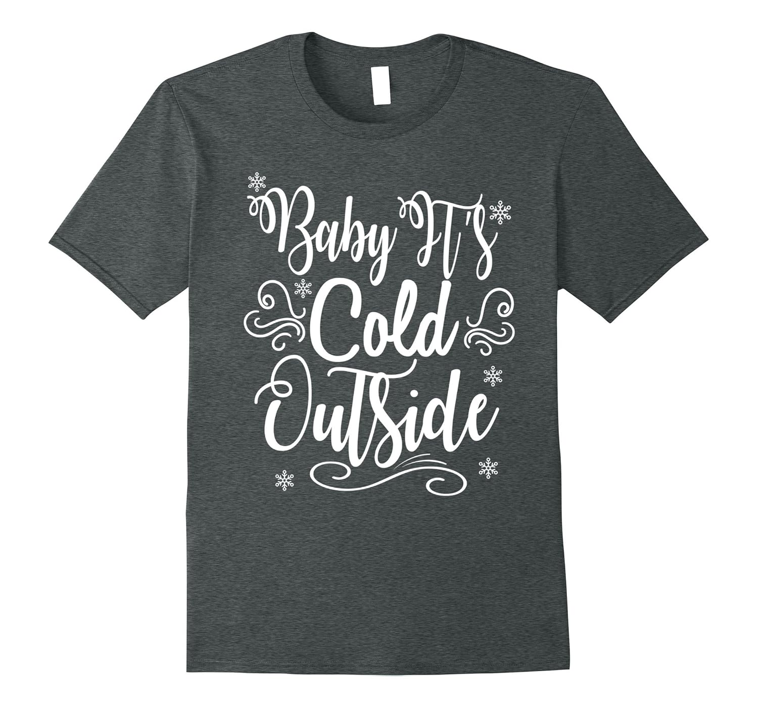 Vintage Christmas Baby It’s Cold Outside T Shirt-ANZ – Anztshirt