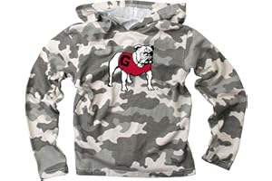 Wes and Willy Youth Camo Long Sleeve Hooded T-Shirt