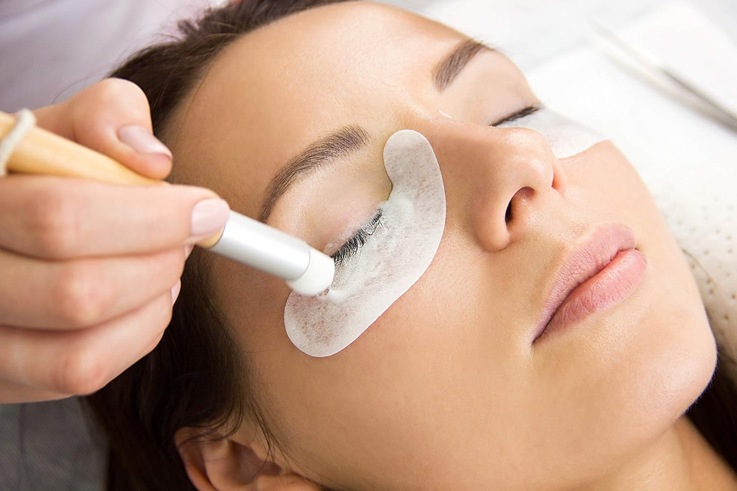 Eyelash Extension Shampoo Stacy Lash + Brush / 50ml / Eyelid Foaming Cleanser / Wash for Extensions and Natural Lashes / Paraben & Sulfate Free Safe Makeup & Mascara Remover / Professional & Self Use : Beauty