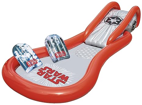 Bestway Star Wars Pool mit Wasserrutsche, Space Slide, ab 2 Jahren, 381 x 175 x 69 cm