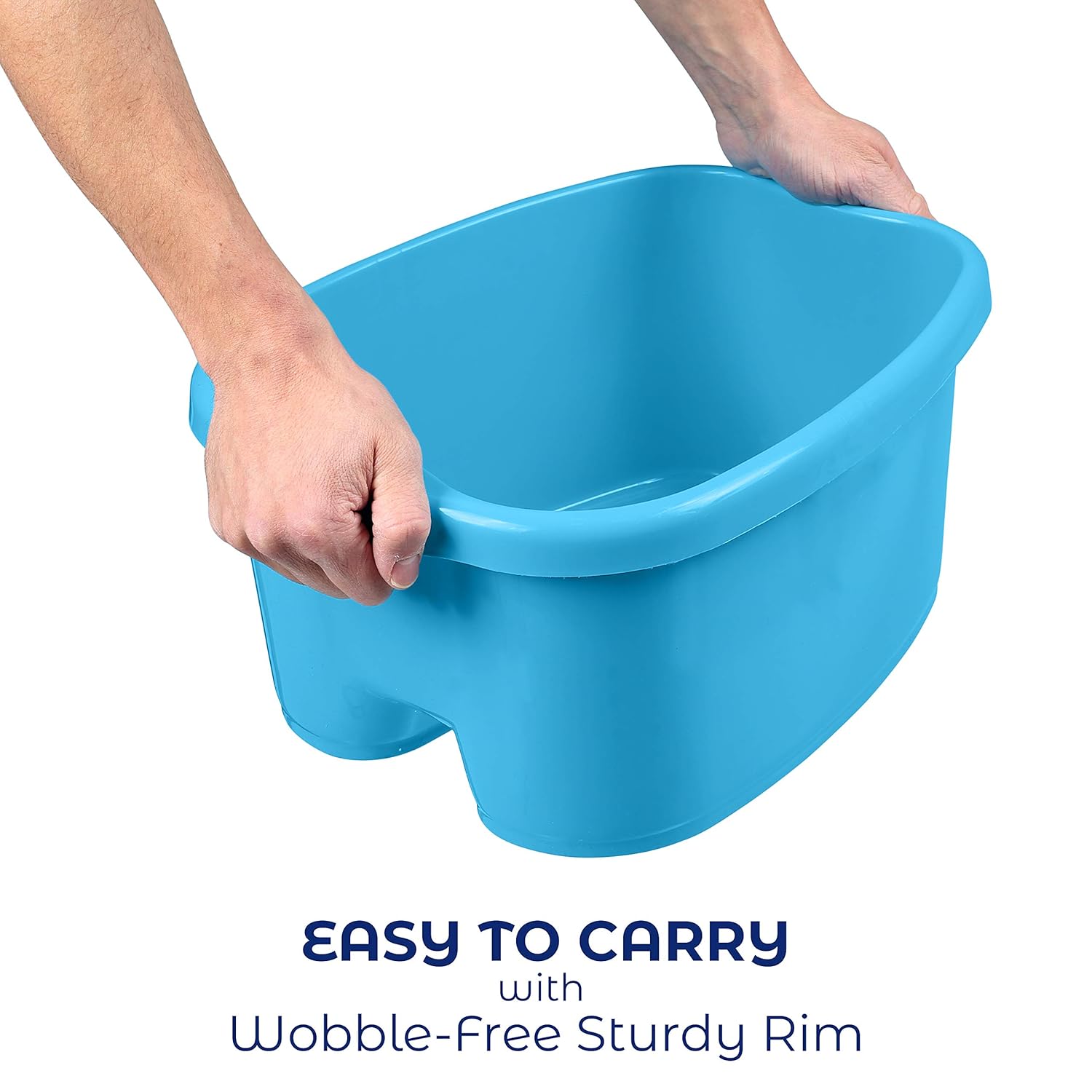 Milliard Extra Large Foot Soak Bath Tub Spa Basin Big Footbath Bucket & Soaker Bowl (FITS UP TO A MEN'S SIZE 12): Beauty