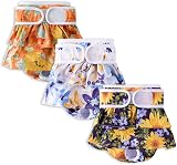 COMSLE Dog Nappies Female Large 3 Pack Adjustable Reusable Diapers view 2