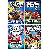 Dog Man Series 4-Book Collection Set (Book 11 to 14) - A Hilarious, Action-Packed Adventure with Dog Man