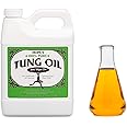 Hope's 100% Pure Tung Oil, Waterproof Natural Wood Finish and Sealer, 32 Fl Oz