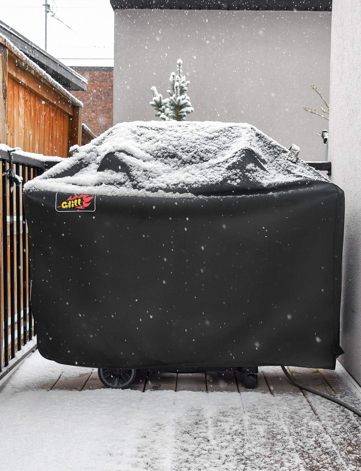 VicTsing Grill Cover, 58-Inch Waterproof BBQ Cover, 600D Heavy Duty Gas Grill Cover for weber, Brinkmann, Char Broil, Holland and Jenn Air(UV & Dust & Water Resistant, Weather Resistant, Rip Resistant) : Garden & Outdoor