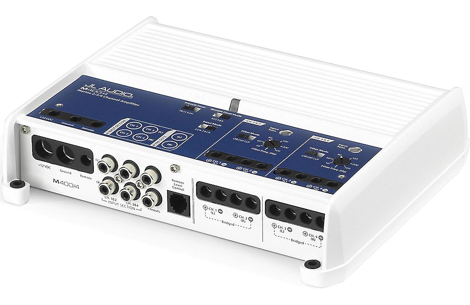 JL Audio 4Channel 400 Watt Marine Amplifier M400/4