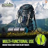 SOL 2 Pack 30cm Bungee Cord with Carabiner Clips Camping Luggage Tarp view 7