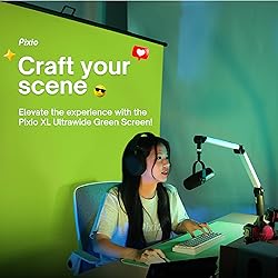 [ULTRAWIDE Version] Pixio Green Screen Extra Large