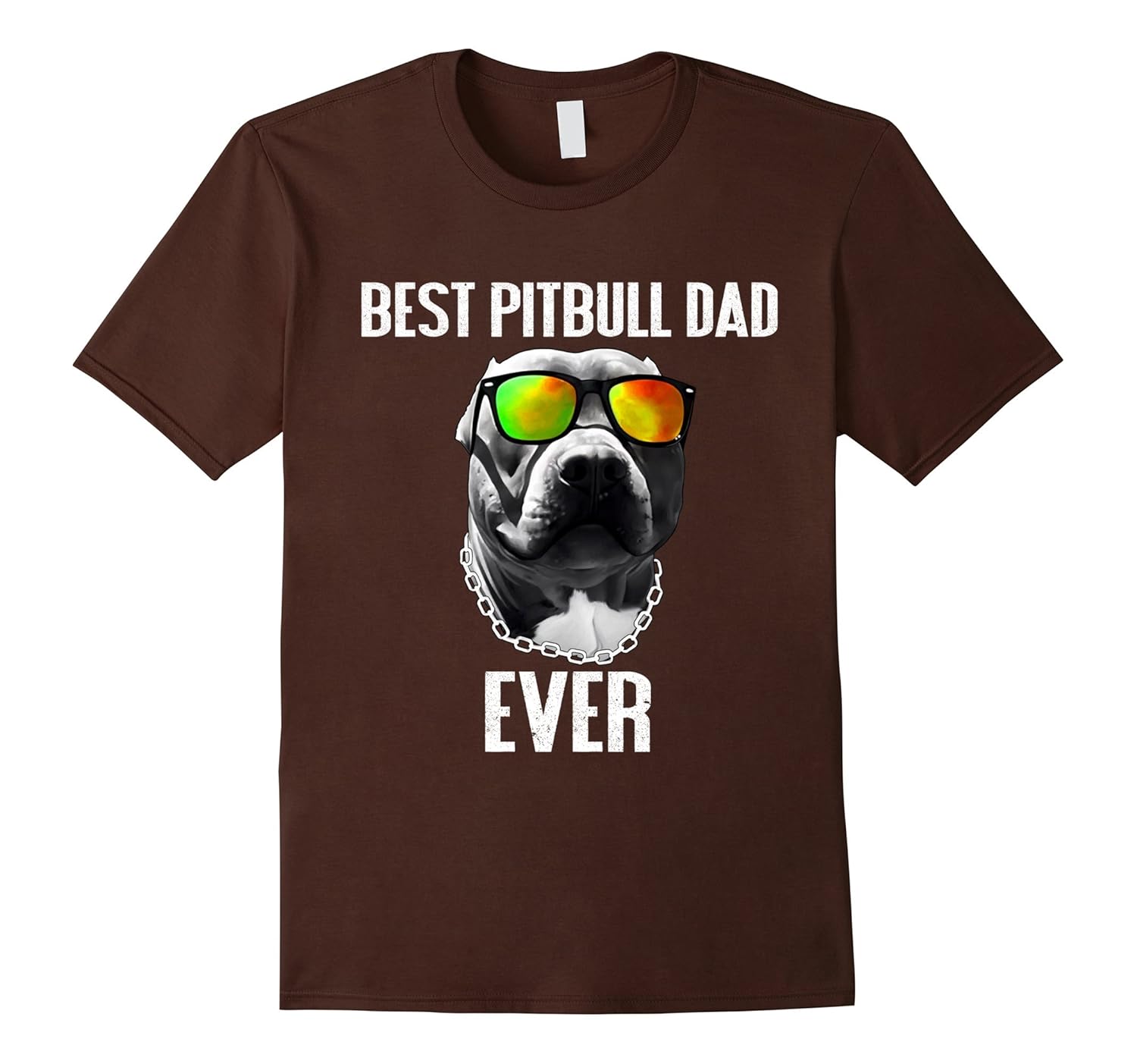 Best Pitbull Dad Ever Shirt - Pitbull T-Shirt-anz