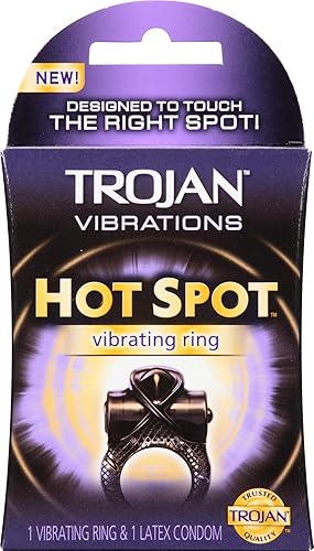 Trojan Vibrations Hot Spot Vibrating Ring ( Packaging May Vary) in Dubai -  UAE | Whizz Condoms