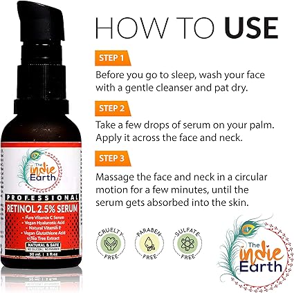 indie earth retinol serum
