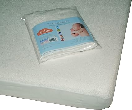 Ti Tin Protege Matelas Pour Lit Enfant Bebe 35x75cm Protege Matelas Doux Respirant Impermeable Et Antibacterien 100 Coton Doublure En Polyurethane Tissu Eponge Couleur Blanc Amazon Fr Bebes Puericulture