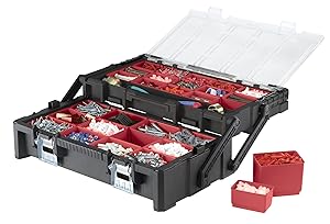 Keter 236758 Cantilever Organizer, 22", Black/Red