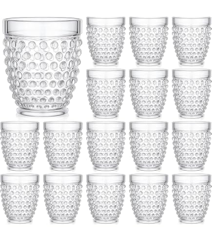 By TarHong Tritan Montana - Set 8 Bicchieri Senza Stelo Trasparenti, 510 Ml, Infrangibili, Lavabili In Lavastoviglie, Senza BPA