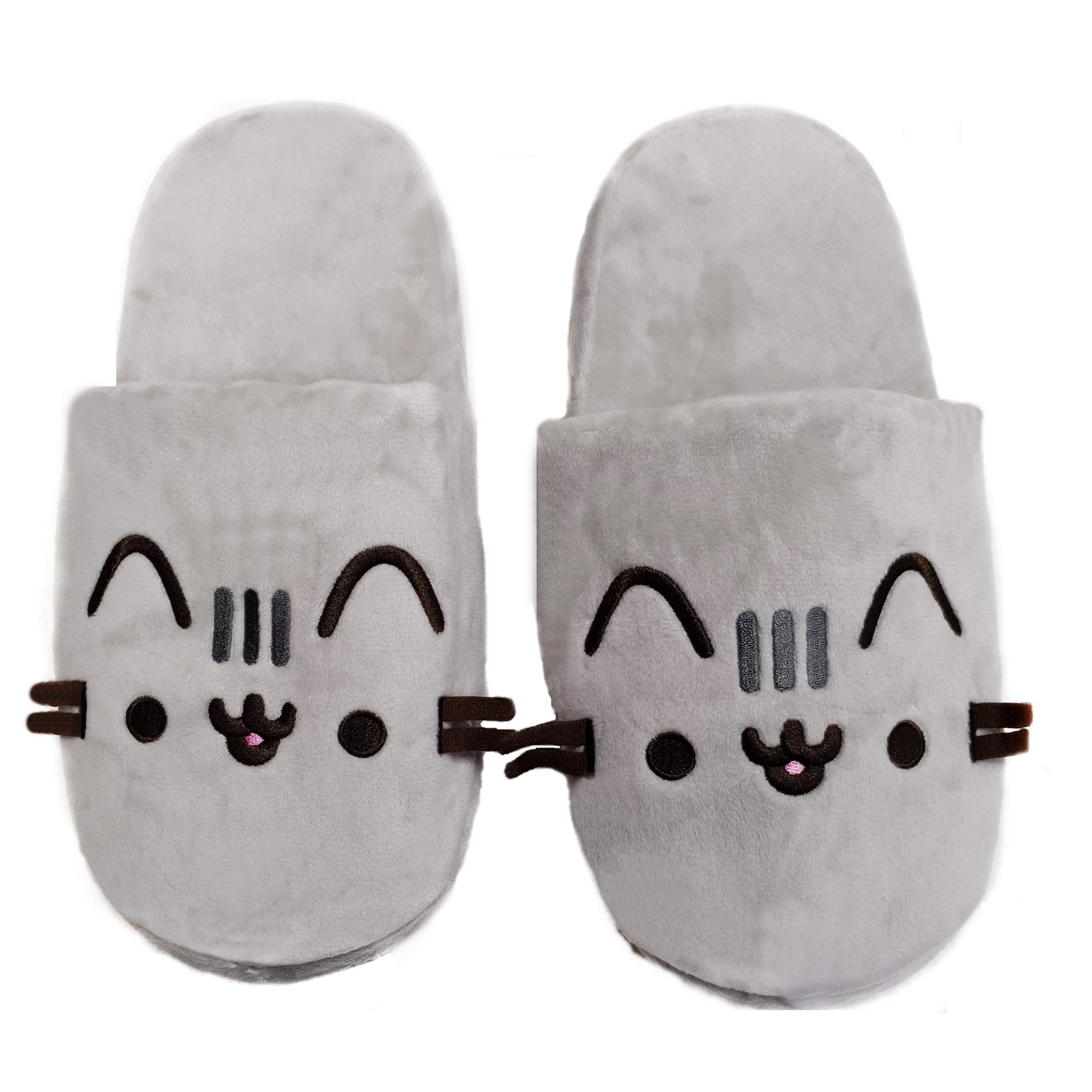 Pusheen Women's Pusheen - Slippers Slide on M L, Grey Grey 001, 8.5 UK