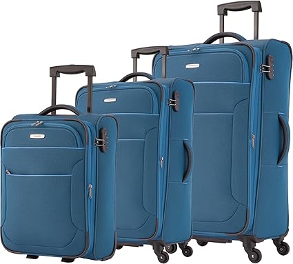 travelite Derby Reiseset Kofferset 3-TLG Petrol