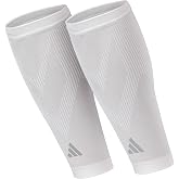 adidas Aeroready Compression Calf Sleeves, Lightweight, Moisture-Wicking Calf Compression Sleeves