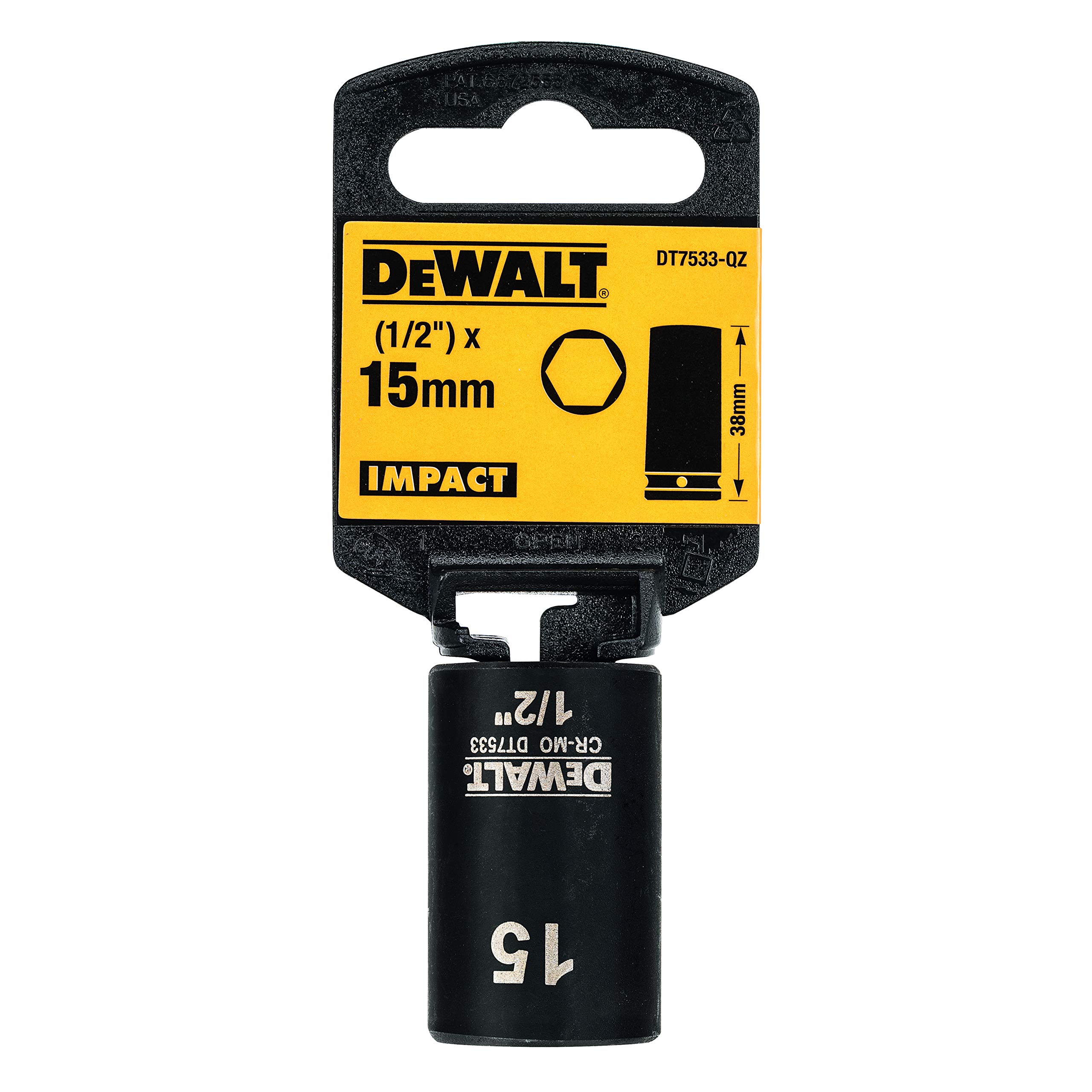 DT7533-QZ - Llave de impacto de Ø 15mm 1/2"