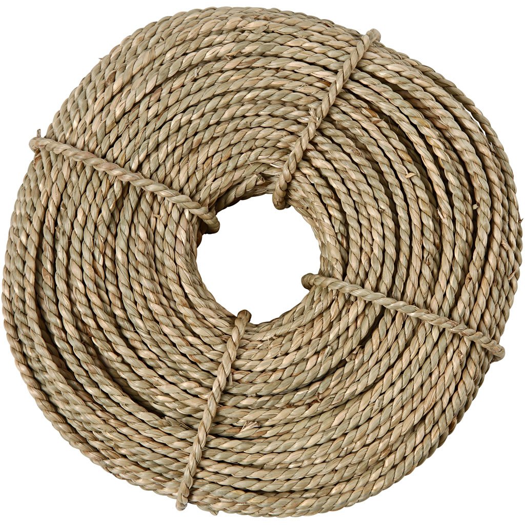 Creativ 100263 Sea grass, thickness 2,8-3 mm, natural, 500 g, White - Image 3