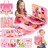 Hahaland Montessori Busy Board 21-in-1 Activity for 3+ Play & Learn