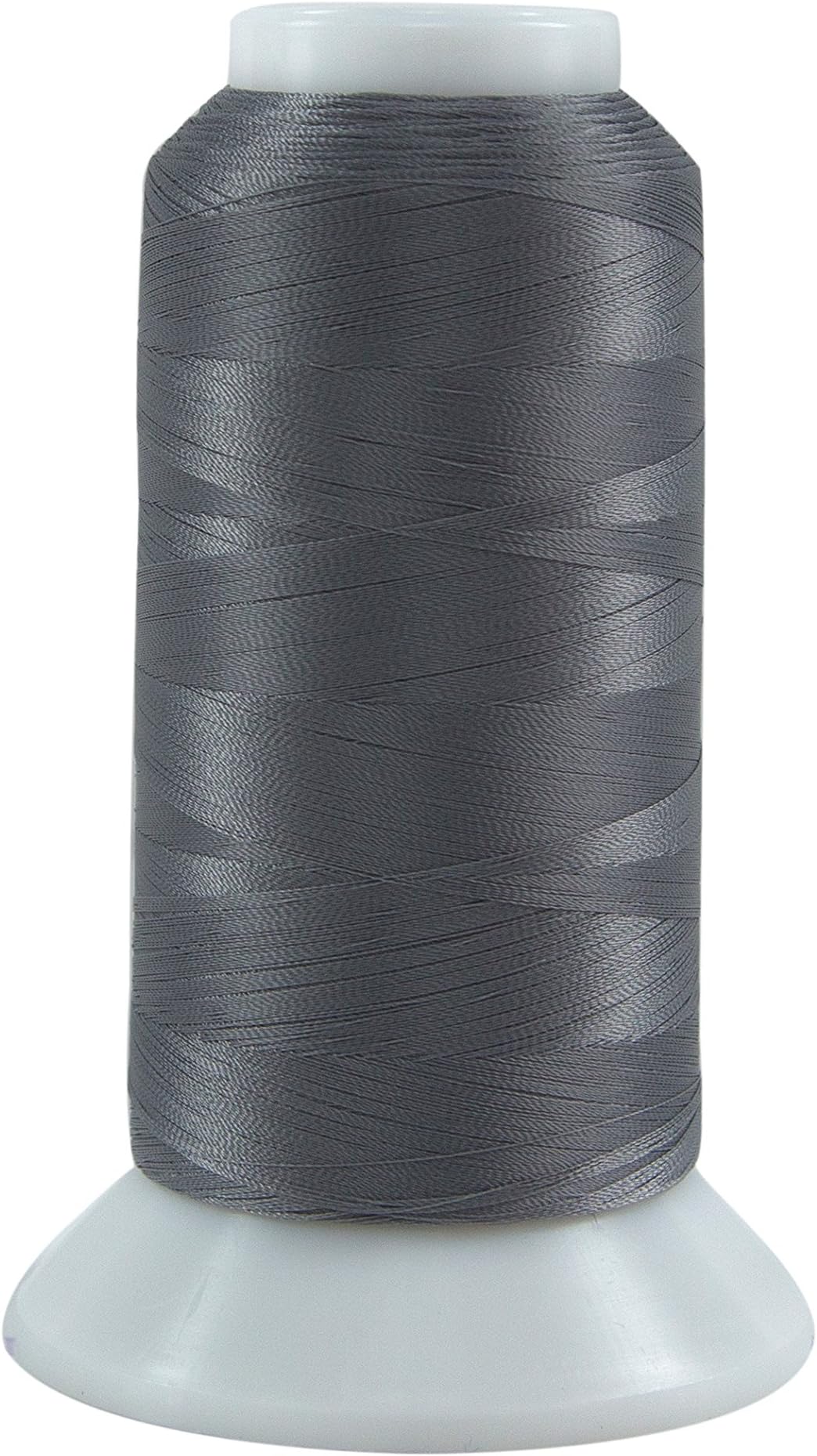 Superior Threads Bottom Line 2-Ply 60-Weight Polyester Embroidery Quilting Sewing Thread - 3,000 Yard Cone (#622 Gray)