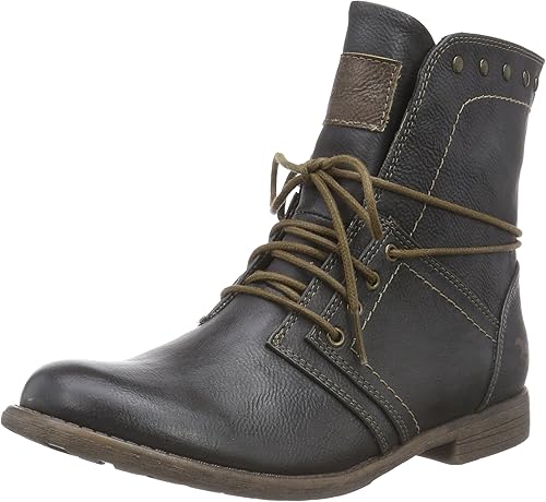 mustang grey ankle boots