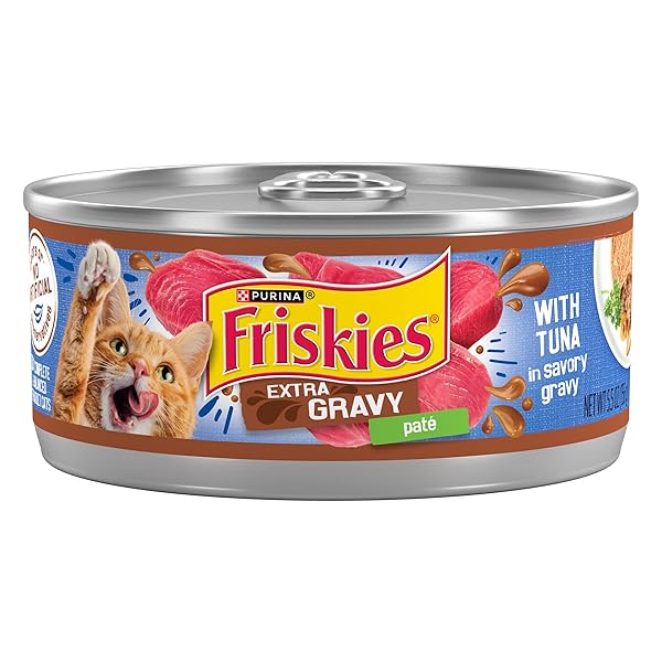 PURINA FRISKIES WET CAT FOOD PATE, EXTRA GRAVY...