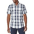 Amazon Essentials Men's Regular-Fit Short-Sleeve Poplin Shirt