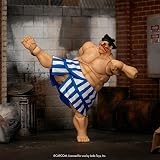Jada Street Fighter II E. Honda 6" Tall Action Figure Fully Articulated view 3