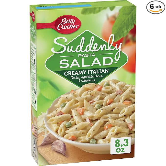 Betty crocker suddenly pasta salad pasta seas creamy italian (016000176706)