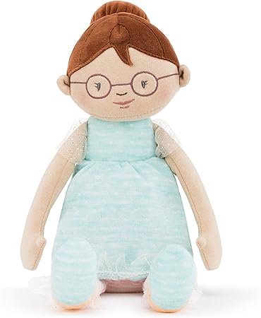 Amazon Com Strong Beautiful Brunette Girl 14 Inch Plush Polyester Fabric Stuffed Doll Toy Toys Games