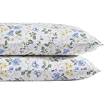 【みも】LAURA ASHLEY ピロケース 50X70cm 綿100% Laura Ashley | Meadow Floral Collection | Duvet Cover Set - 100