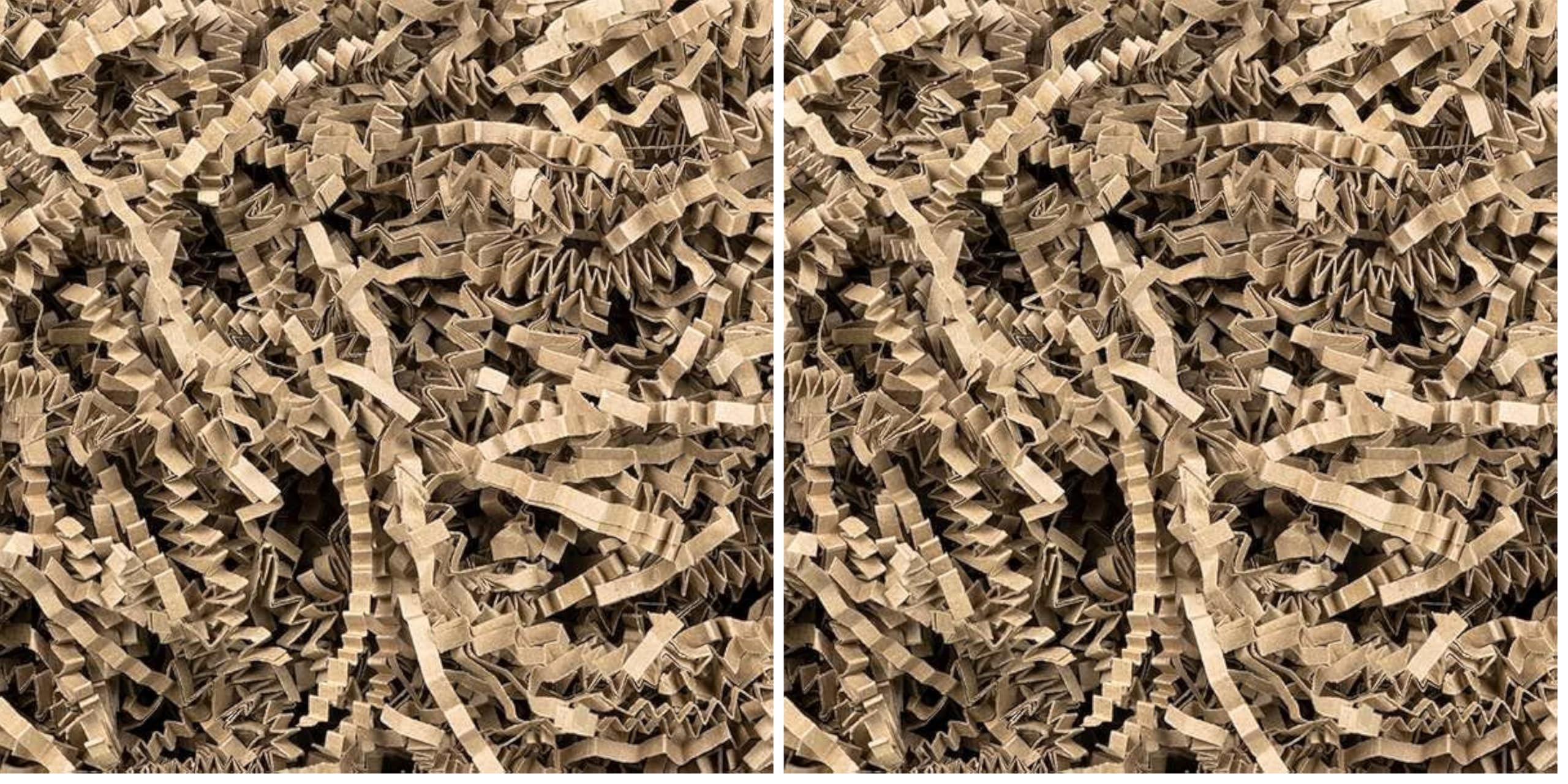 Creavvee Gift Packaging Shredded Paper Protection & Decoration Material 200g Brown, 2028 (Pack of 2)