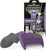 FURminator Undercoat DeShedding Tool for Medium/Large Cats Violet