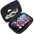 Compatible with TIMMKOO Q5 MP3 Player Case, Lamshaw Hard Shell Travel and Storage Case Carrying Case Compatible with TIMMKOO Q3E 4.0" MP3 Player / Q5 4.0", Q8 MP3 Player (Black)